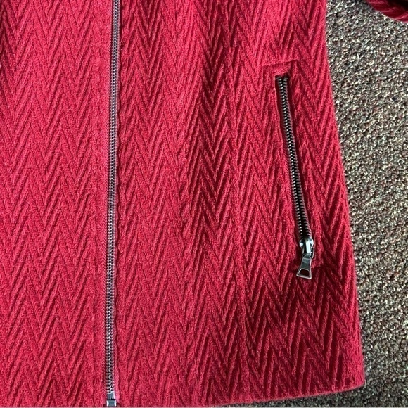 𝅺MODERNIST by Guillaume Poupart wool blend jacket with off center zipper. Chic. - Picture 5 of 8